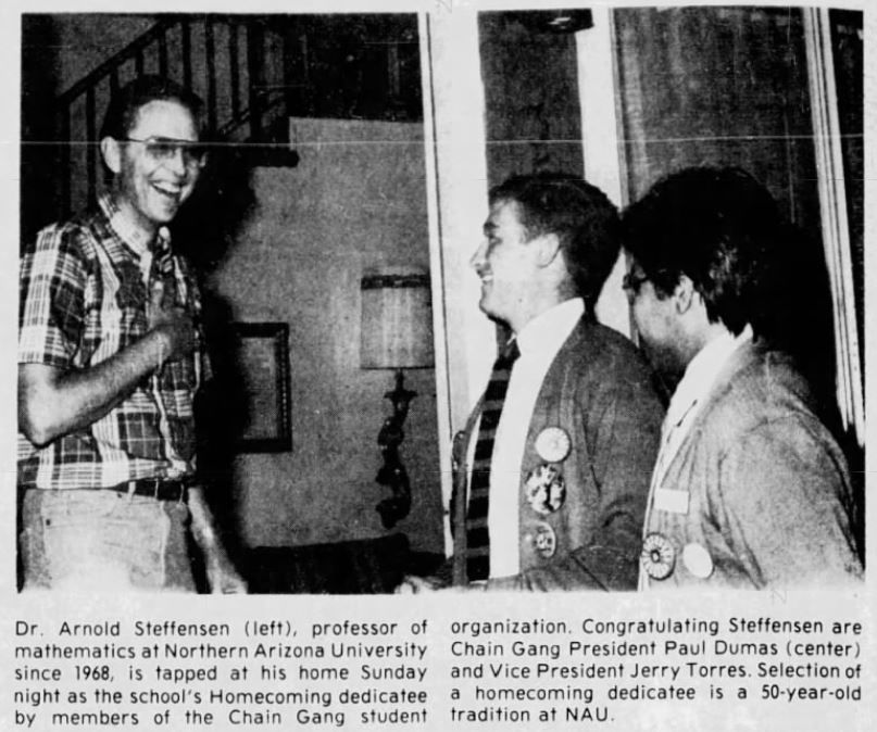 1987: Dr. Arnold Steffensen